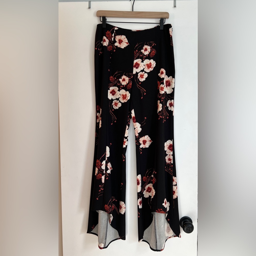 Leith High Low Floral Pants